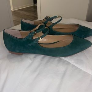 Green banana republic flats
